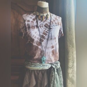 Tie Dye Art District Los Angeles Graphic Tee NWT Small Vintage Spiderwear